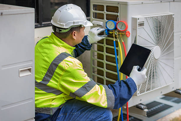 Professional Hvac Maintenance technician working in Woodbury Heights, NJ